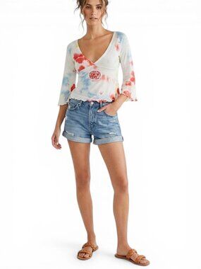 Custo Barcelona Vintage Sample Anta Tie Dye Colorful Top OOAK NWT New 1 / S